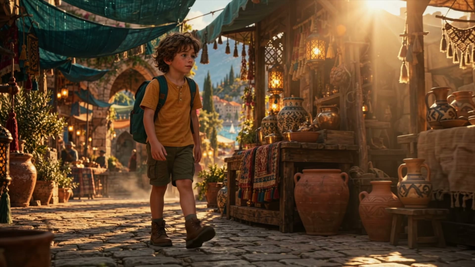 Ein Junge entdeckt die magische Welt von Explorer Kids